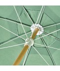 Basil Bangs | Premium Beach Umbrella | Sage Basil Bangs | Premium Beach Umbrella | Sage